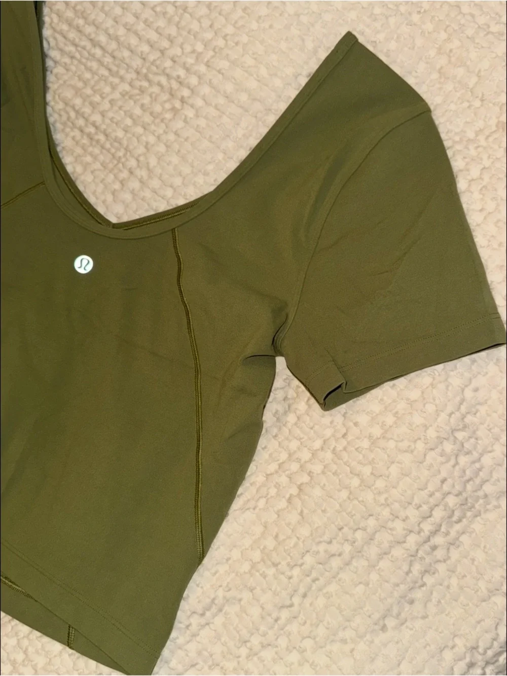 Lululemon Align T-Shirt in Bronze Green, size 6
